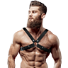 Harnes FETISH SUBMISSIVE ATTITUDE Justerbar Eco-Lær