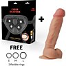 Strap-On Cyber Silicock Oliver 19 cm med 3 ringer