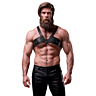 Harness FETISH SUBMISSIVE ATTITUDE - Justerbar brystrem