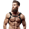 Harnas FETISH SUBMISSIVE ATTITUDE - Justerbart design