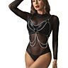 Body harness SUBBLIME FETISH med kjede