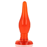 Anal Plugg BAILE RED SOFT TOUCH 14.2 CM med sugemekanisme