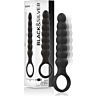 Anal Dilator BLACK&SILVER Bob med vibrasjon