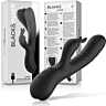 Vibrador BLACK&SILVER Jamie med dobbel stimulering