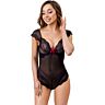 Body LIVCO CORSETTI FASHION Evelyn med blonde og transparens
