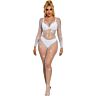 Bodystocking SUBBLIME FISHNET MED DIAMANTER LANG ERME