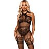 Dame buet Leg Avenue Body Thong Racerback