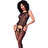 Bodystocking Chilirose CR 4855 med bredere stropper