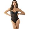 Bodysuit SUBBLIME Black Chain Suspenders