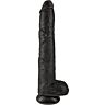 Dildo KING COCK 30.5 cm med sugebase