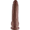 King Cock 9" realistisk penis brun 22,9 cm