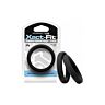 Xact-fit pakke med 2 silikonringer 17,5 cm - svart