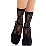 Strømpebukser Leg Avenue Black Lace Bow