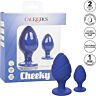 Analplugg Calexotics Cheeky med individuell tekstur