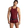 T-skjorte ANAIS MEN TRIBAL TOP S med dyreprint