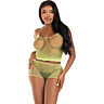 Topp og truser LEG AVENUE Twist Fishnet