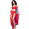 Set Lingeri Conjunto CHILIROSE CR 4850 med metalliske detaljer