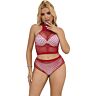 Lingerie Set SUBBLIME 952402 - Fiskenett med diamanter