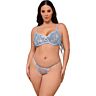 Lingeri sett SUBBLIME Flower Brodert BH og Truse