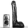 Dildo ALL BLACK PENE REALISTIC ANAL 23 CM