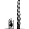 ALL BLACK 32cm Analdildo – Rynket & Fleksibel