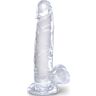 Realistisk Dildo KING COCK 15,2 cm med sugekopp