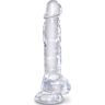 Realistisk penis KING COCK 16.5 CM med sugekopp
