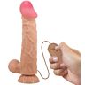 Realistisk dildo med glidende hud og fjernkontroll Pretty Love Sliding Skin