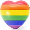 Stressavlastning PRIDE Hjerte med regnbue design