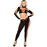 Crop Top og Leggings Leg Avenue Utskåret