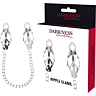 Pezonklips med kjede DARKNESS - for intens stimulering