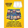 Boxers Diablo Picante Plus Size med morsom rumpeillustrasjon