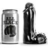 Dildo All Black 13 cm - Kompakt og glatt
