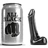 ALL BLACK 9 cm Slim Silikon Dildo