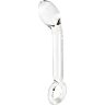Glass Dildo S Pleasures Crystal LIBRA for G-punkt og prostata