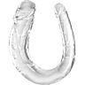 Dildo KING COCK Double Trouble 33 cm med realistisk design