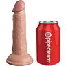 Dildo KING COCK 15,2 cm med vibrasjon
