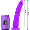Dildo DELTACLUB - Toys Lilac 20 cm med medisinsk silikon