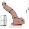 Dildo MR. INTENSE 18 - 19.8 cm med sugekop