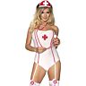 Sykepleierkostyme Subblime Off The Shoulder Teddy S/M