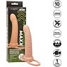 Dobbelt arnes CALEXOTICS MAXX RIBBED DUAL PENETRATOR