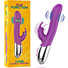 Rabbit vibrato FUN FUNCTION COMBI DOUBLE TAPPING med dobbel stimulering