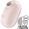 Stimulator Vibrator SATISFYER PRO TO GO 2 med dobbelt lufttrykk