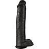 Dildo KING COCK Realistisk 38 CM med testikler
