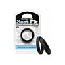 Xact-fit pakke med 2 silikonringer 12,8 cm - svart