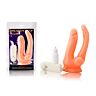 Dildo BAILE REALISTIC PENIS DOUBLE PENETRATION med sugekopp