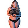 Lingeri Loviux Bandeaux & Panty med elastisk materiale