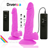 Fleksibel Dildo DIVERSIA 18 CM med sugekop