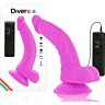 Dildo DIVERSIA Fleksibel Vibrerende 21.5 cm