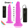 Dildo Dildo Diversia 23 cm med fleksibel vibrasjon